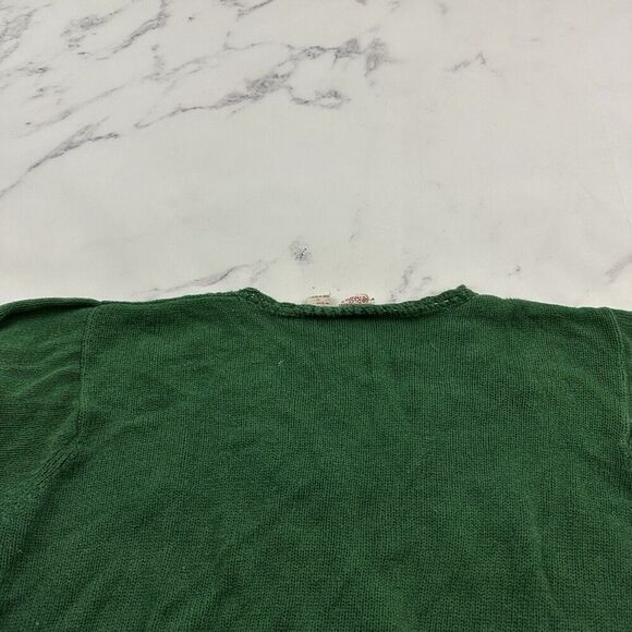 Huntington Ridge Womens Vintge 90s Cardigan Sweater Size L Green Floral Cottage - Picture 8 of 11